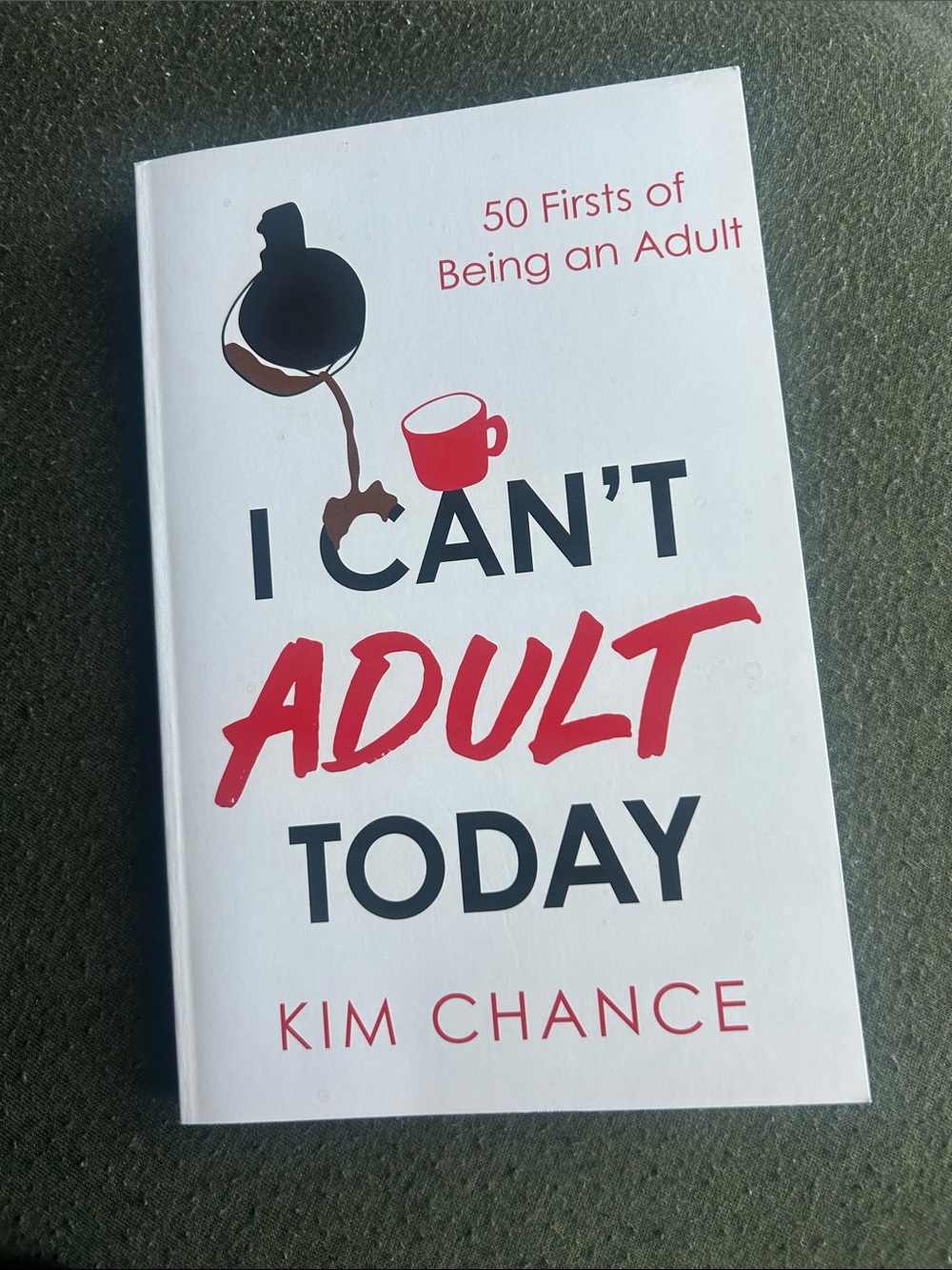 I Can't Adult Today by - White & Red Humorous Journal